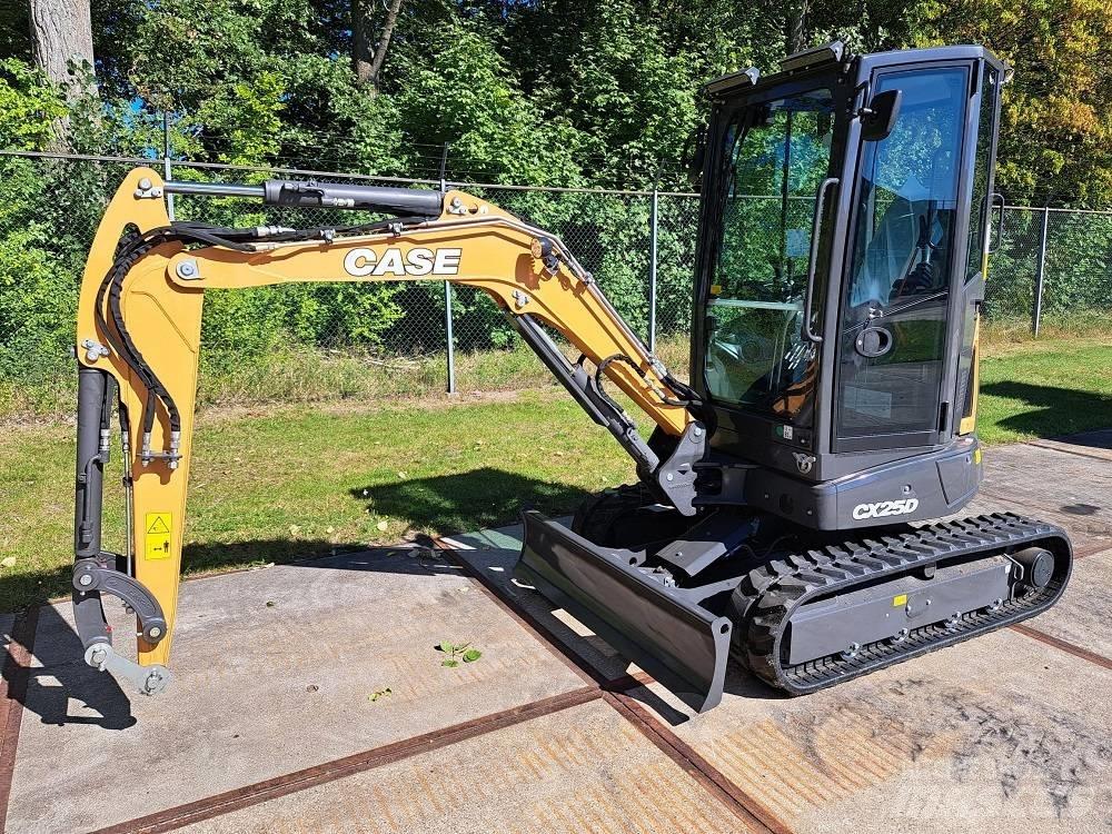 CASE CX 25 D Mini ekskavatörler, 7 tona dek