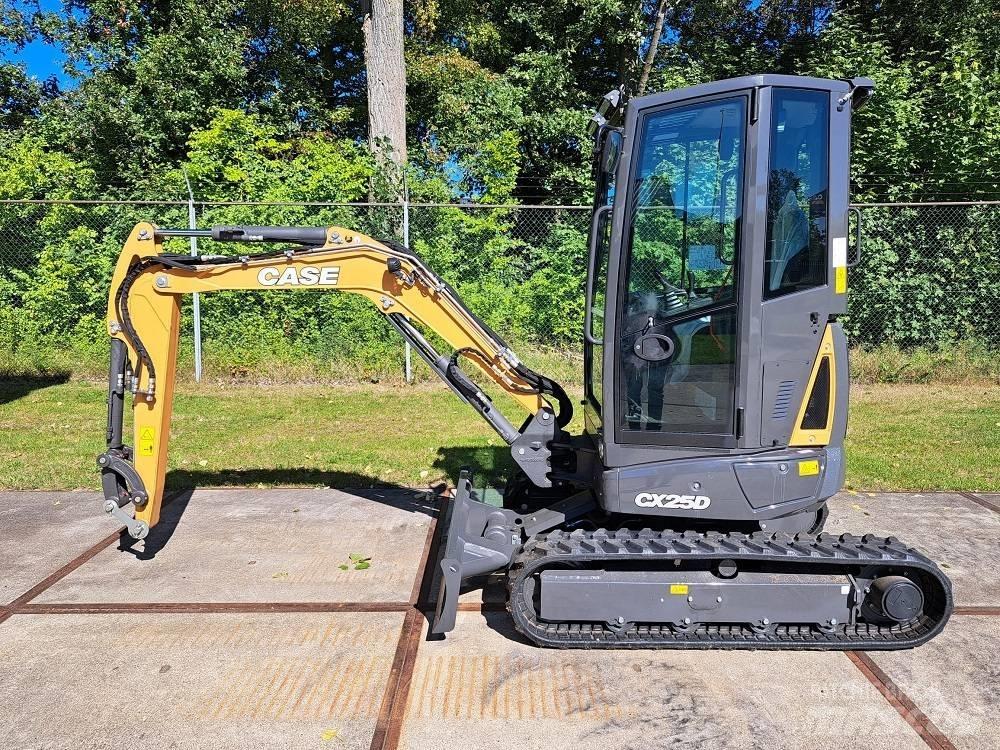 CASE CX 25 D Mini ekskavatörler, 7 tona dek