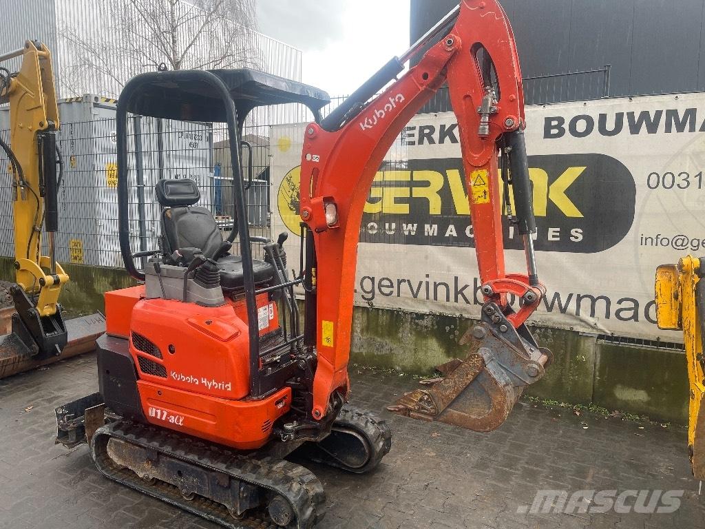 Kubota U17-3 hybride Mini ekskavatörler, 7 tona dek