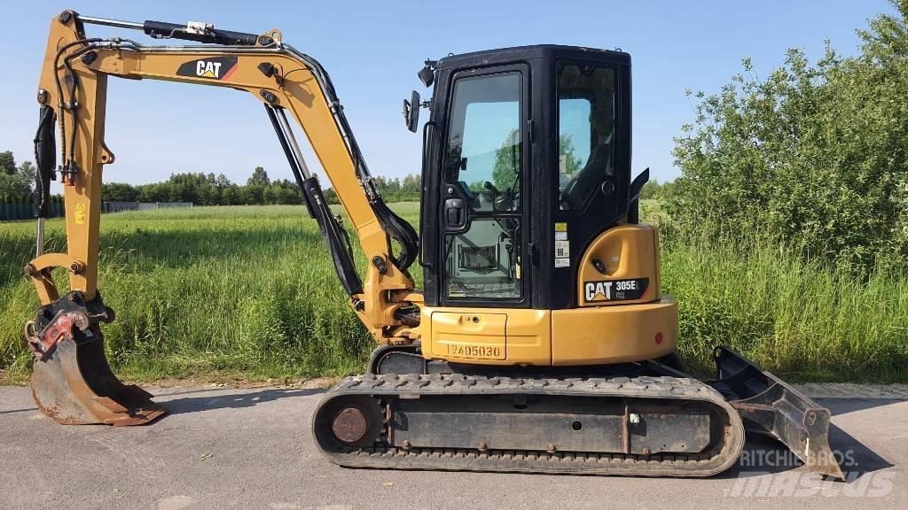 CAT 305E 2CR Mini ekskavatörler, 7 tona dek