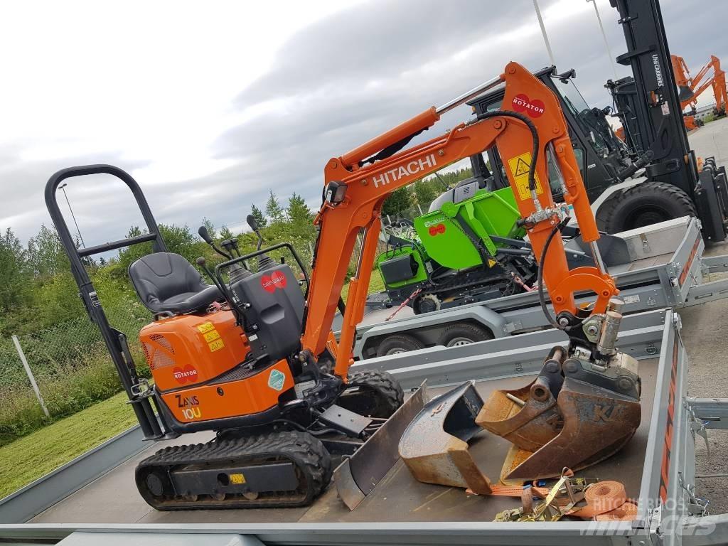Hitachi ZX10U-2 Mini ekskavatörler, 7 tona dek