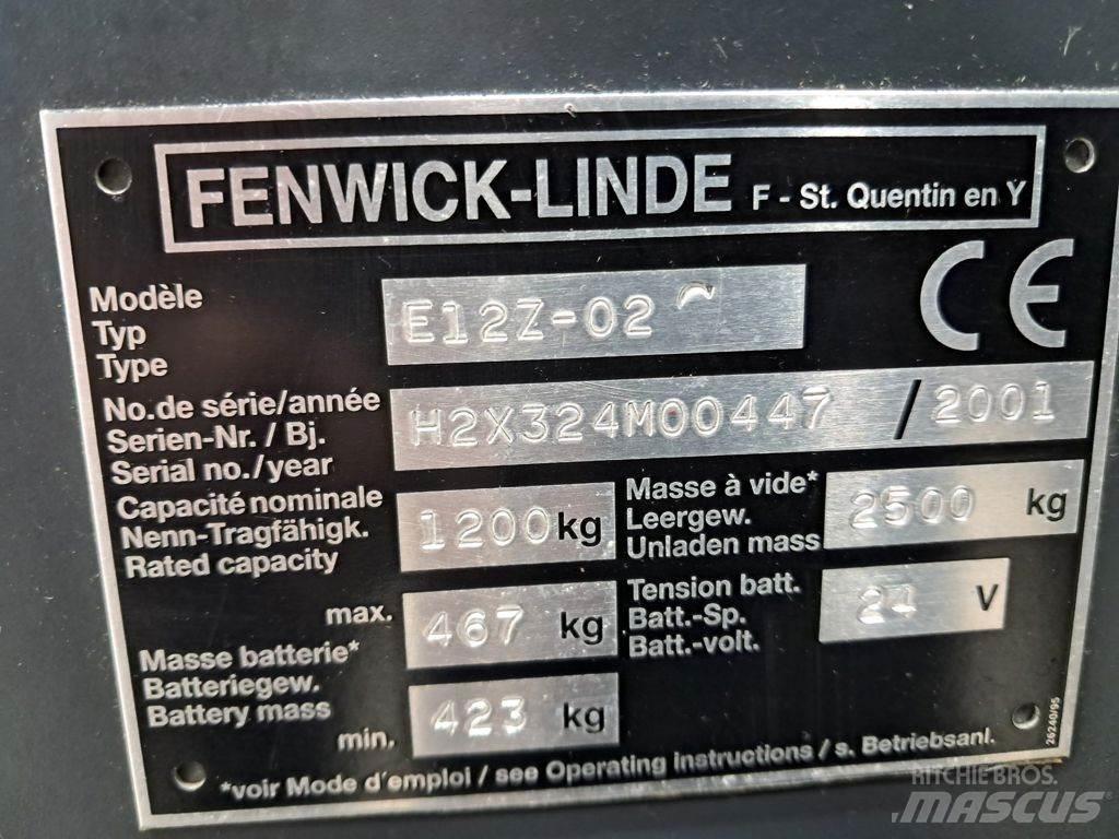 Linde E12Z-02 Elektrikli forkliftler