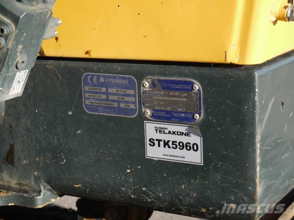Hyundai HX 145 LCRD Paletli ekskavatörler