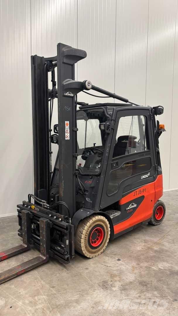 Linde E25 Elektrikli forkliftler