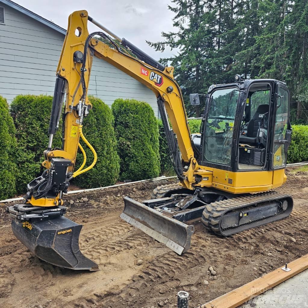 CAT 304 Mini ekskavatörler, 7 tona dek
