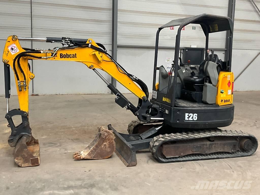 Bobcat E 26 EM Mini ekskavatörler, 7 tona dek