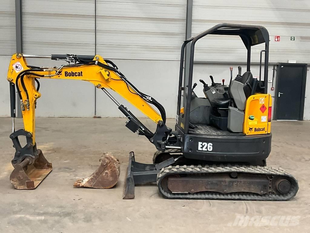 Bobcat E 26 EM Mini ekskavatörler, 7 tona dek