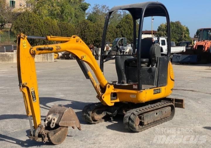 JCB 8018 Mini ekskavatörler, 7 tona dek