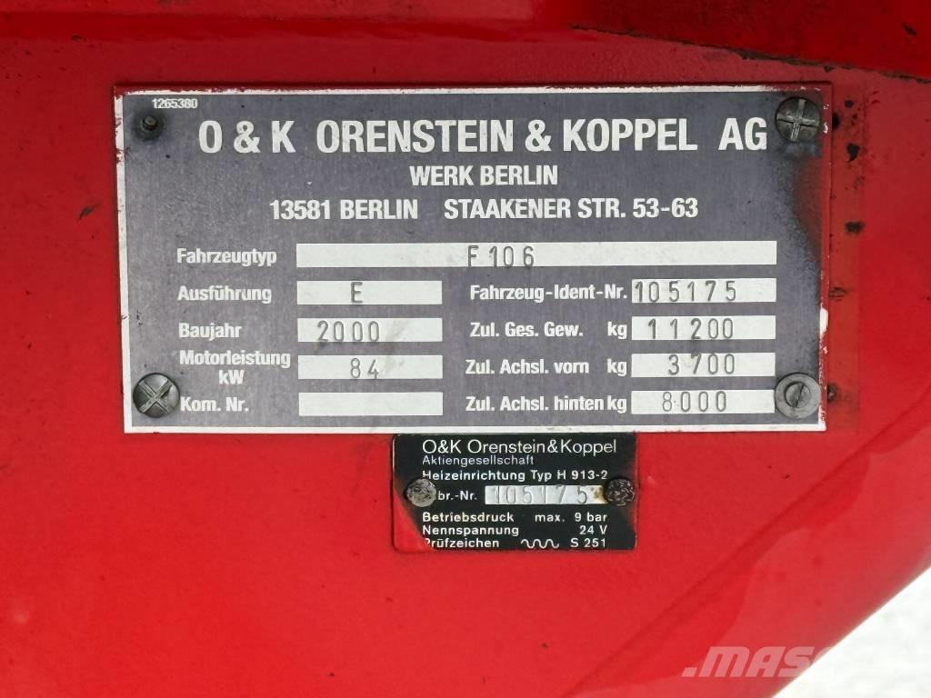 O&K F 106 Greyderler