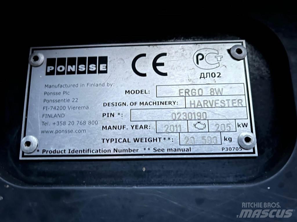 Ponsse Ergo 8W Biçerdöverler