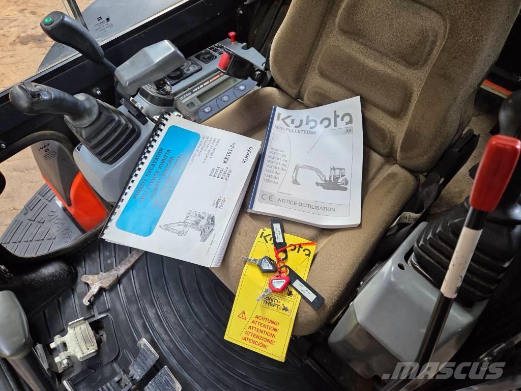 Kubota KX 101-3 A Mini ekskavatörler, 7 tona dek