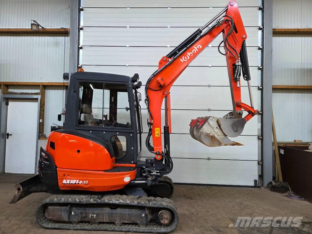 Kubota KX 101-3 A Mini ekskavatörler, 7 tona dek