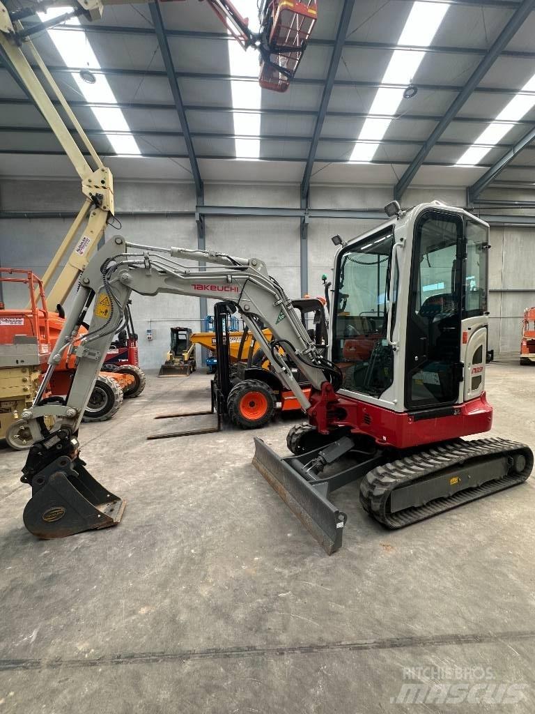 Takeuchi TB 325 R Mini ekskavatörler, 7 tona dek