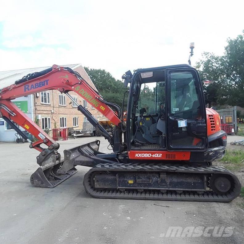 Kubota KX080-4a2 Midi ekskavatörler 7 - 12 t