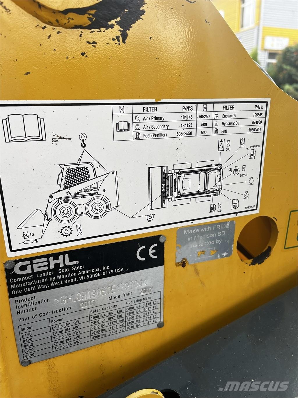 Gehl R 190 Skid steer loderler