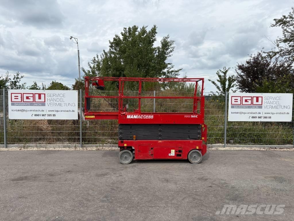 Manitou 100 SEC Makasli platformlar