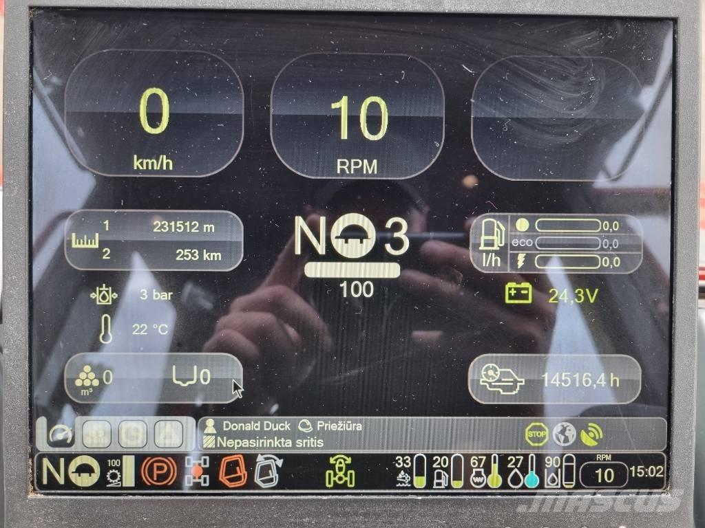 Komatsu 895 Tomruk yükleyici traktörler