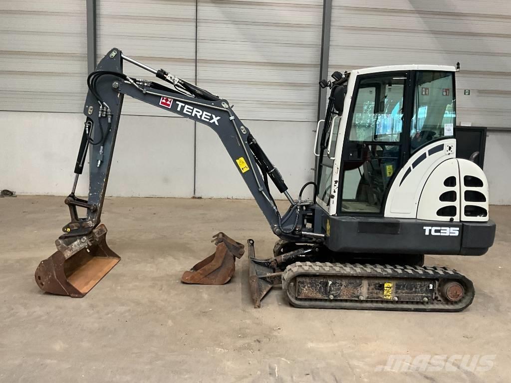 Terex TC 35 Mini ekskavatörler, 7 tona dek