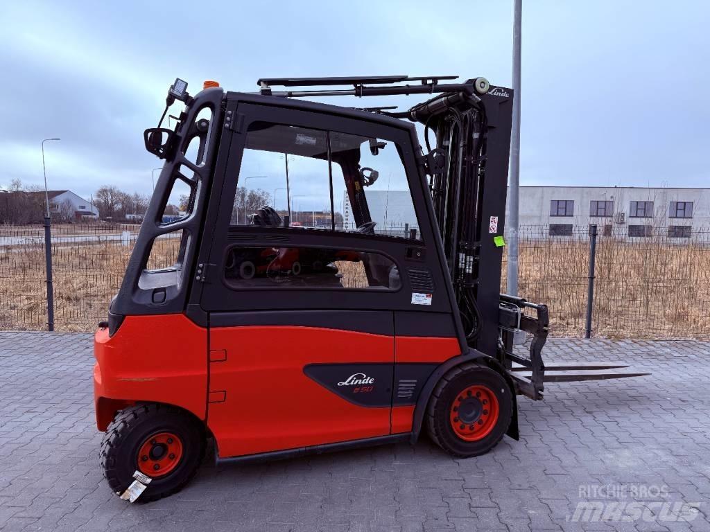 Linde E50/600HL/388 Elektrikli forkliftler