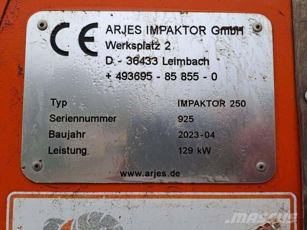 Arjes Impaktor 250 Gezer kırıcılar