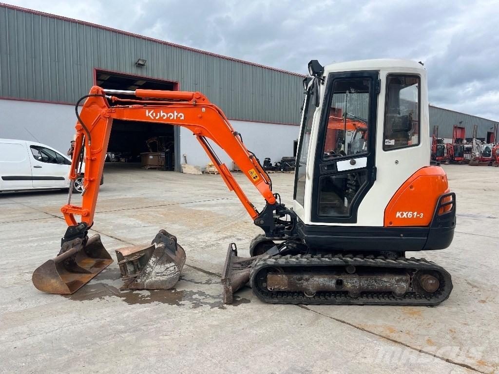 Kubota KX 61-3 Mini ekskavatörler, 7 tona dek