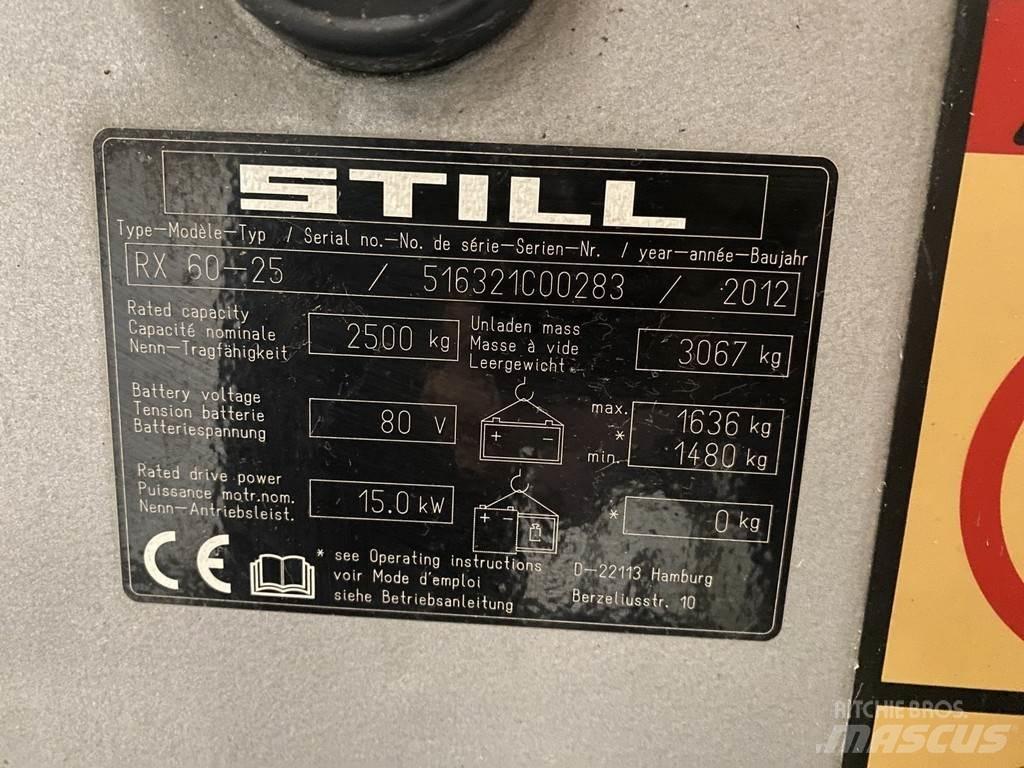 Still RX60-25 Elektrikli forkliftler