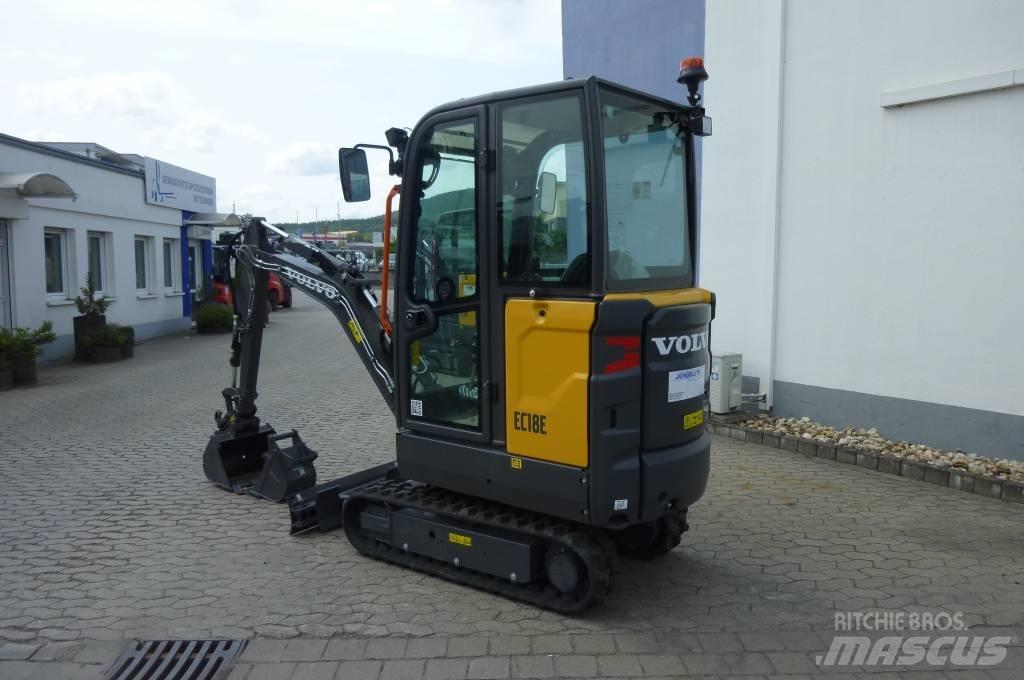 Volvo EC 18 E Mini ekskavatörler, 7 tona dek