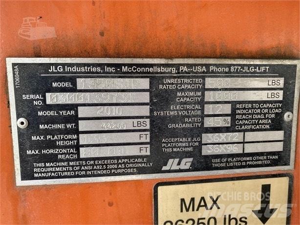 JLG 1350 SJP Teleskopik personel platformları