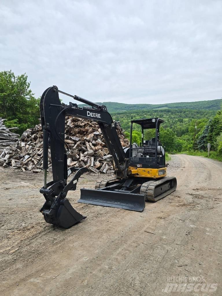 DEERE 50G Mini ekskavatörler, 7 tona dek