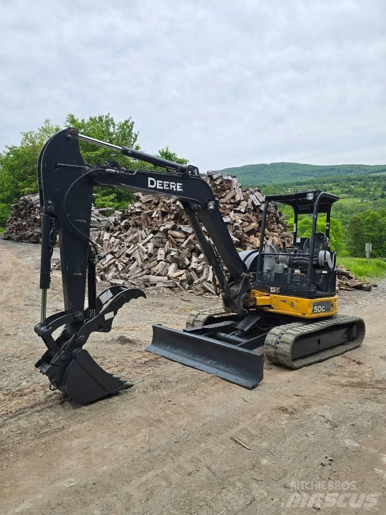 DEERE 50G Mini ekskavatörler, 7 tona dek
