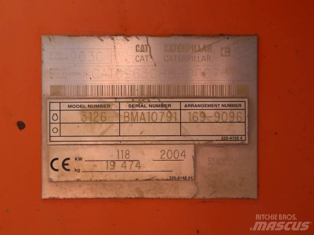 CAT 963 C Paletli yükleyiciler