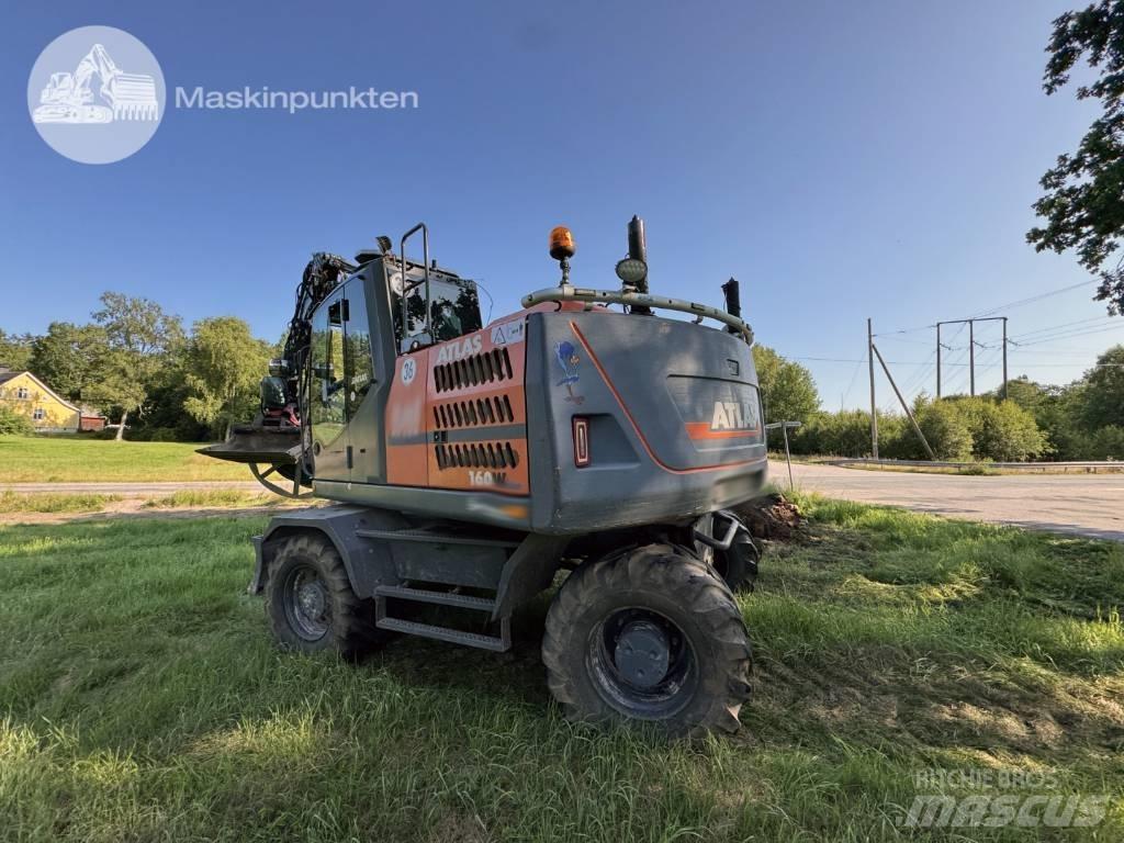Atlas 160 W Lastik tekerli ekskavatörler