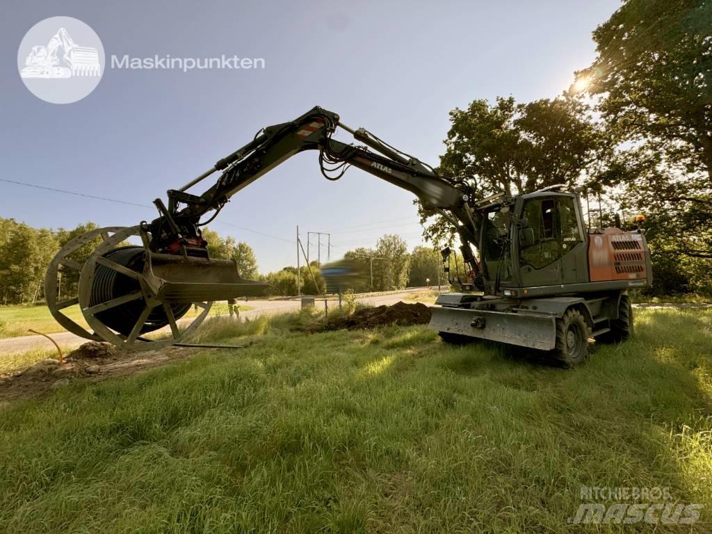 Atlas 160 W Lastik tekerli ekskavatörler