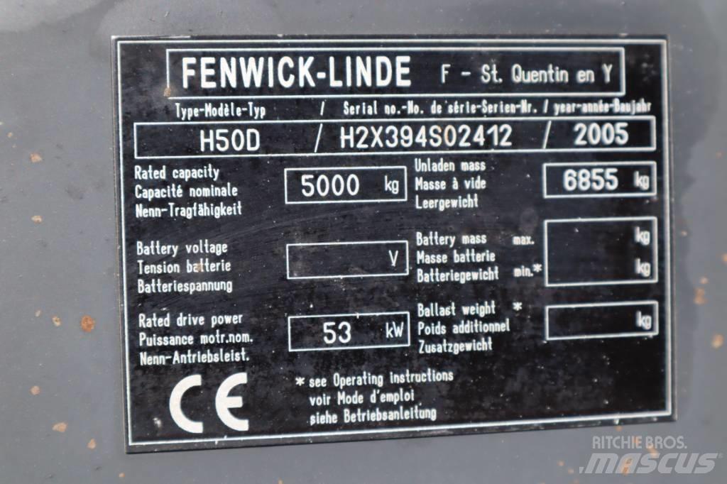 Linde H50D 5000 Kg Dizel forkliftler