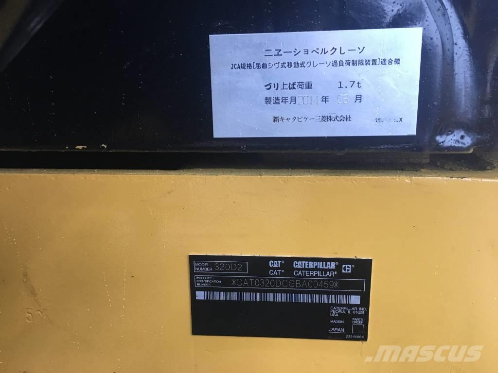 CAT 320 D2 L Paletli ekskavatörler