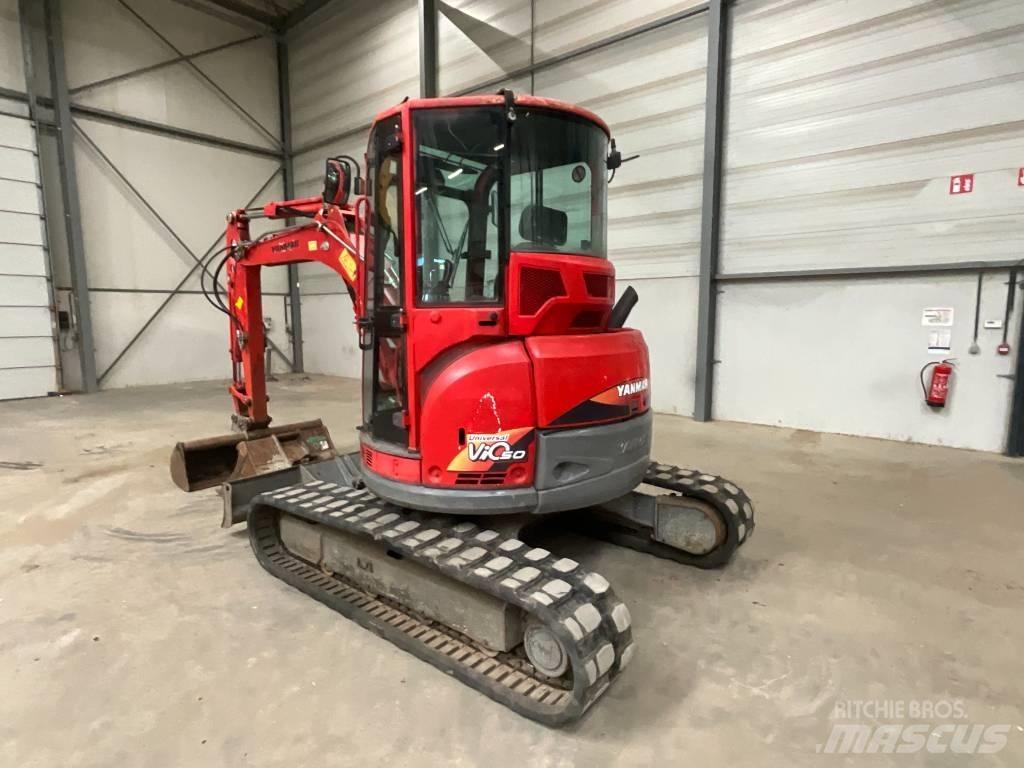 Yanmar Vio 50 U Mini ekskavatörler, 7 tona dek