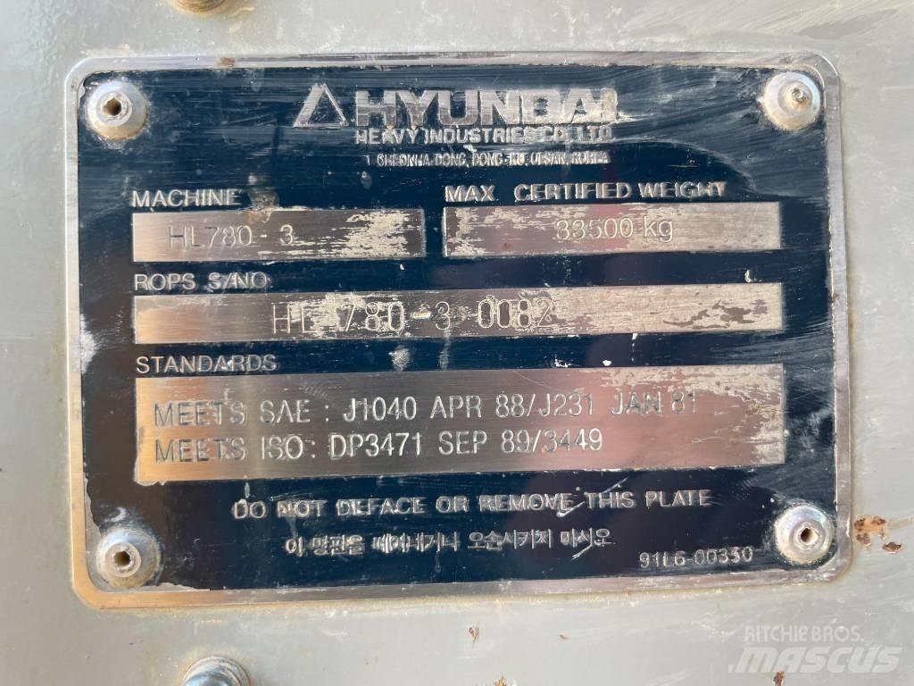Hyundai HL 780-3 Tekerlekli yükleyiciler