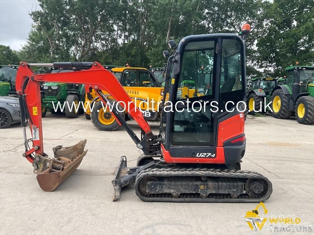 Kubota U 27-4 Mini ekskavatörler, 7 tona dek