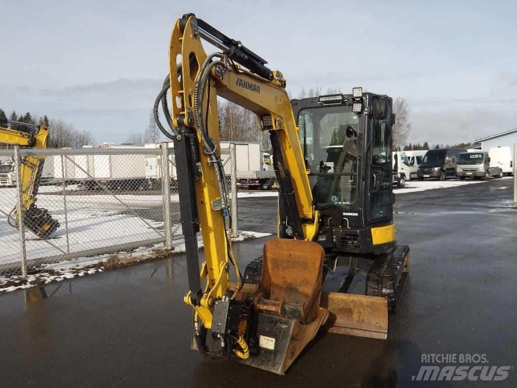Yanmar Vio 38 Mini ekskavatörler, 7 tona dek