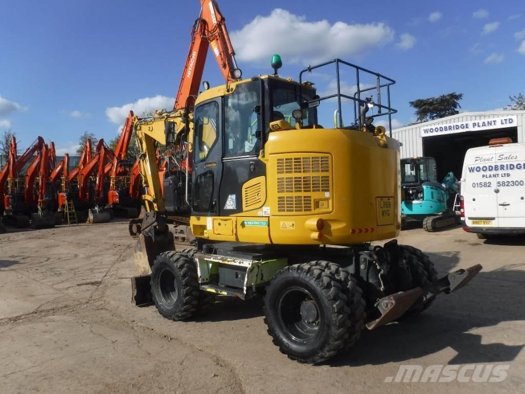 Komatsu PW118MR-11 Lastik tekerli ekskavatörler