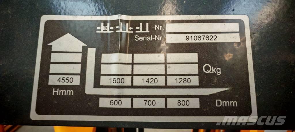 Jungheinrich ETV 116 Elektrikli forkliftler