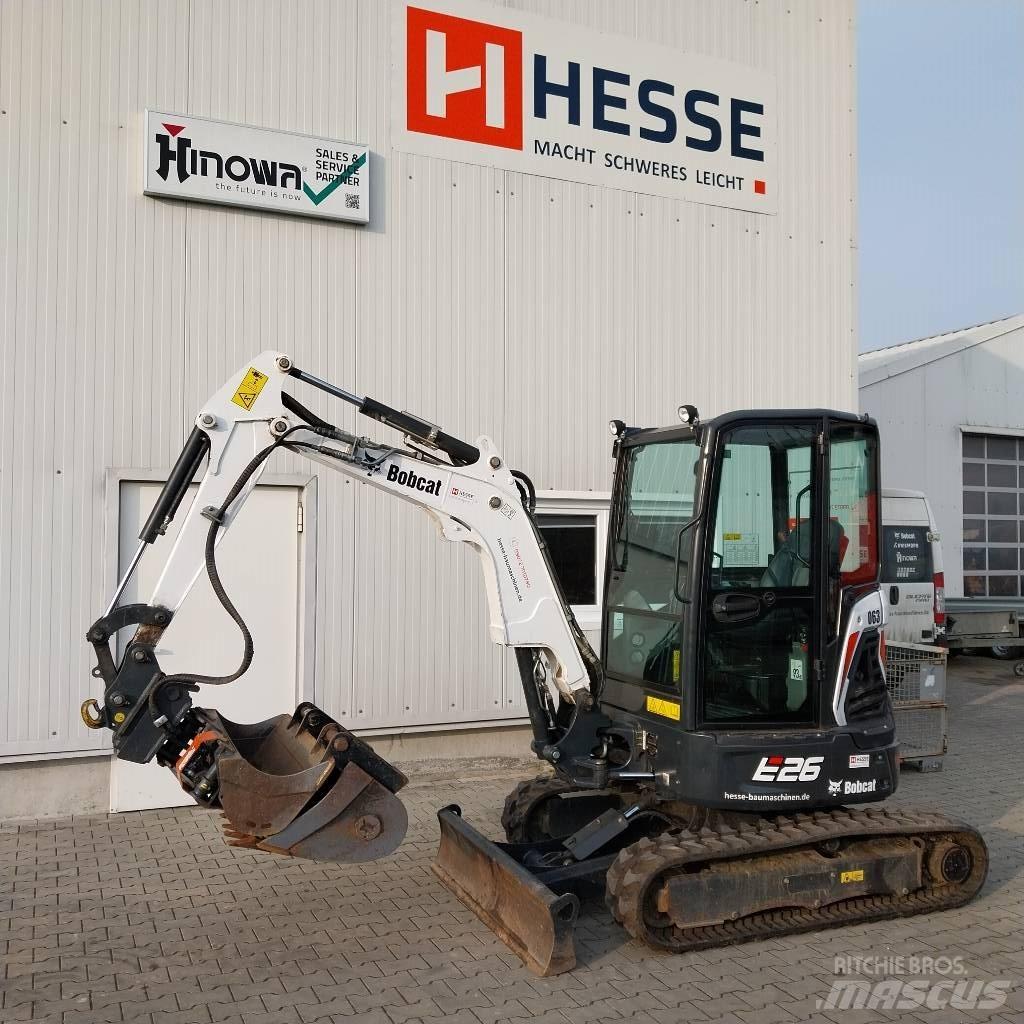 Bobcat E 26 Kabine Mini ekskavatörler, 7 tona dek