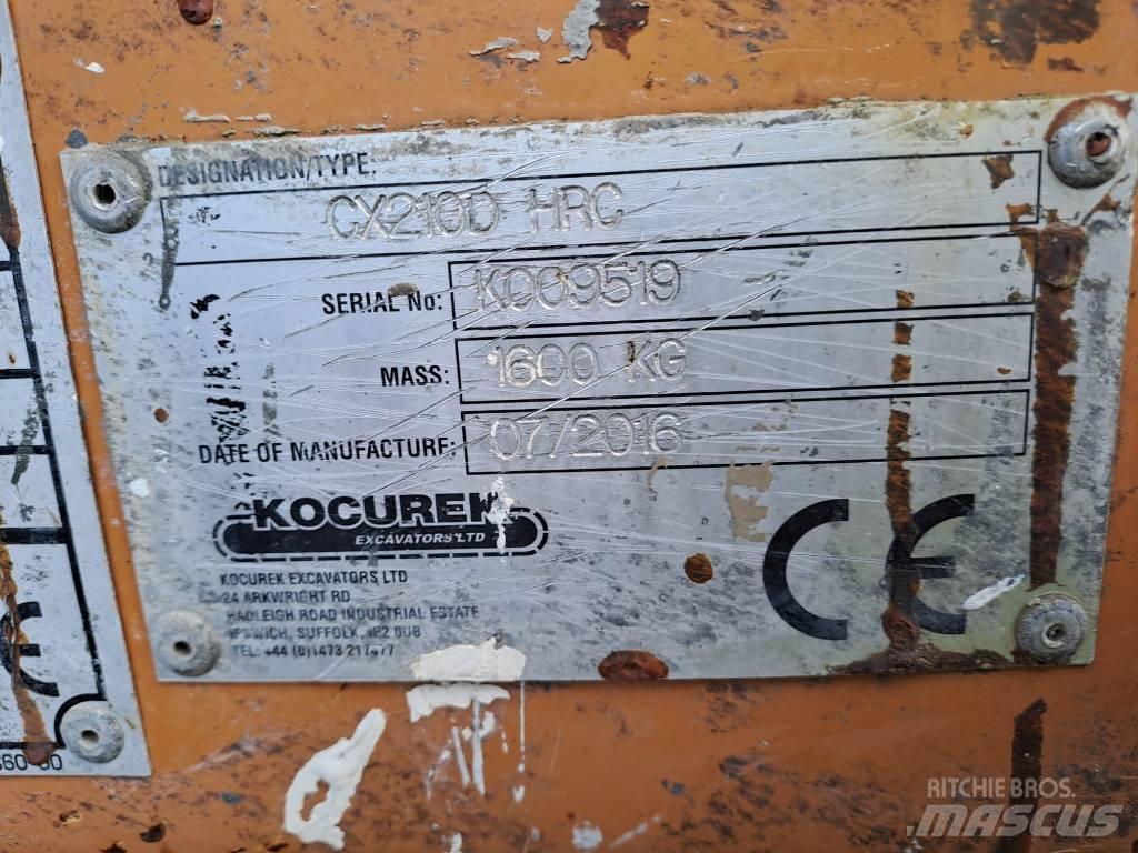 CASE CX 210 D Paletli ekskavatörler