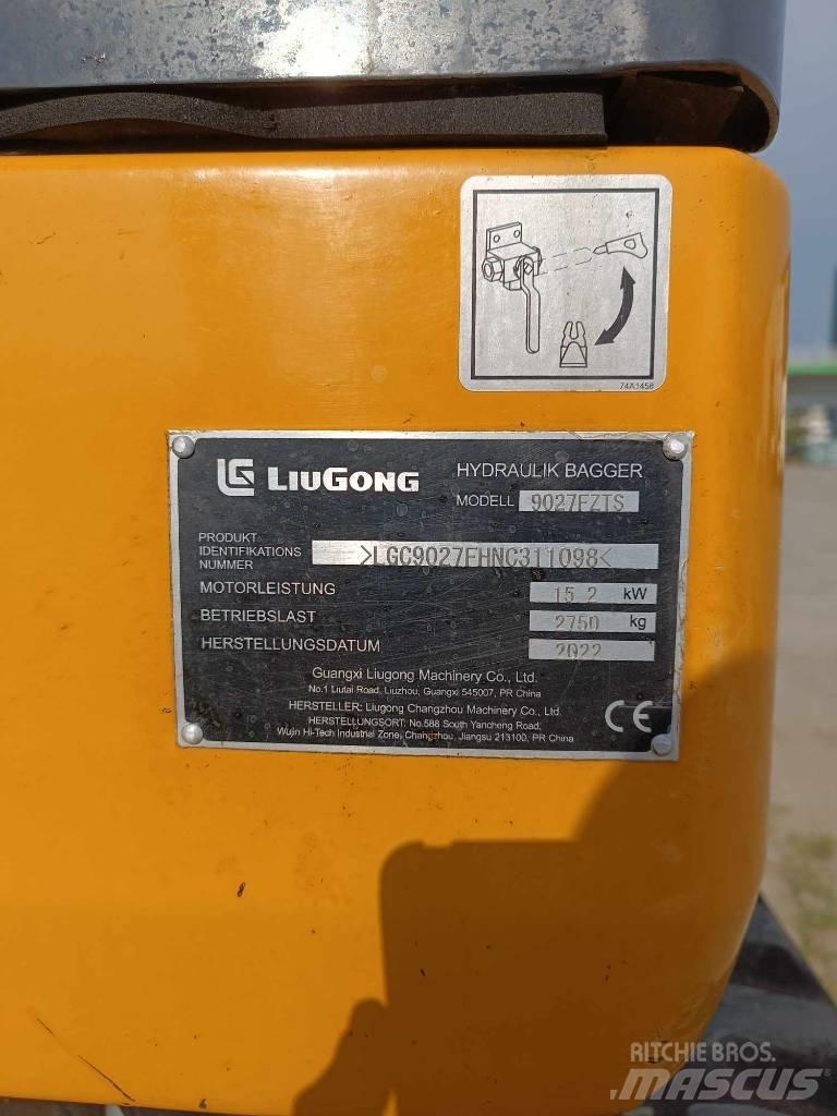 LiuGong 9027 FZTS Mini ekskavatörler, 7 tona dek