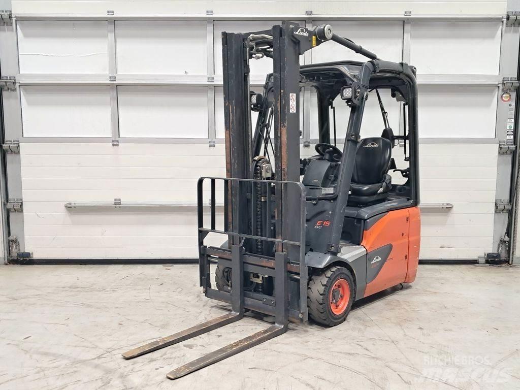 Linde E15-02 Elektrikli forkliftler