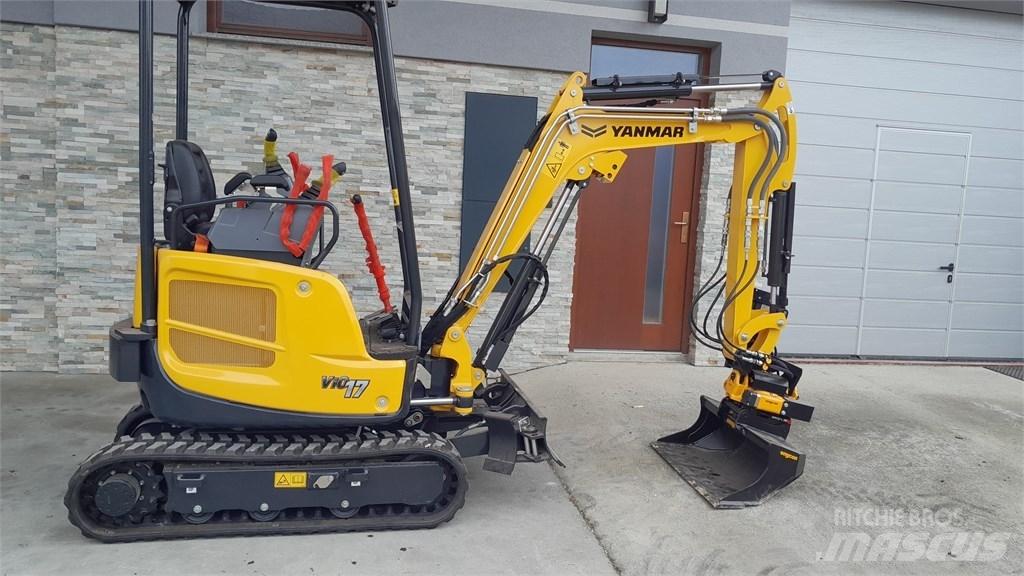 Yanmar Vio 17 Mini ekskavatörler, 7 tona dek