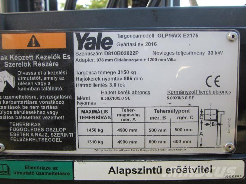 Yale GLP 16 VX LPG'li forkliftler