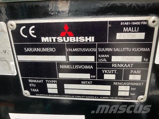 Mitsubishi FD35N Dizel forkliftler