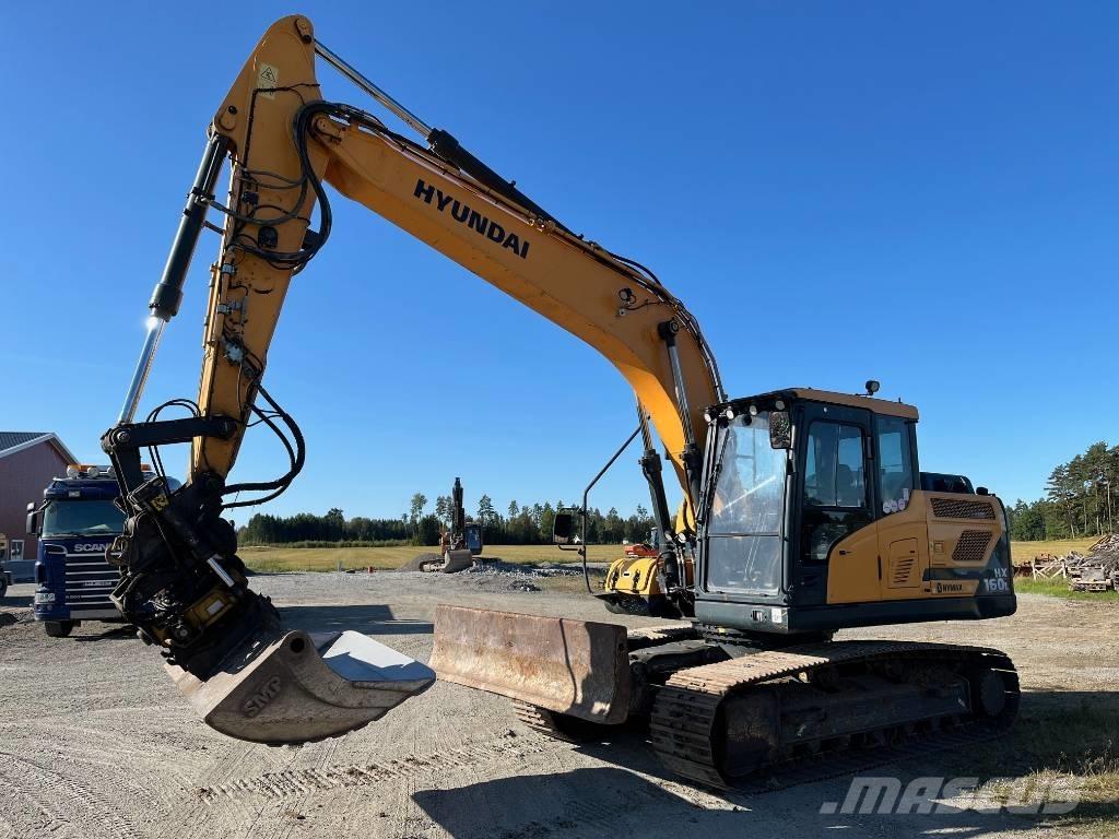Hyundai HX 160 L Paletli ekskavatörler