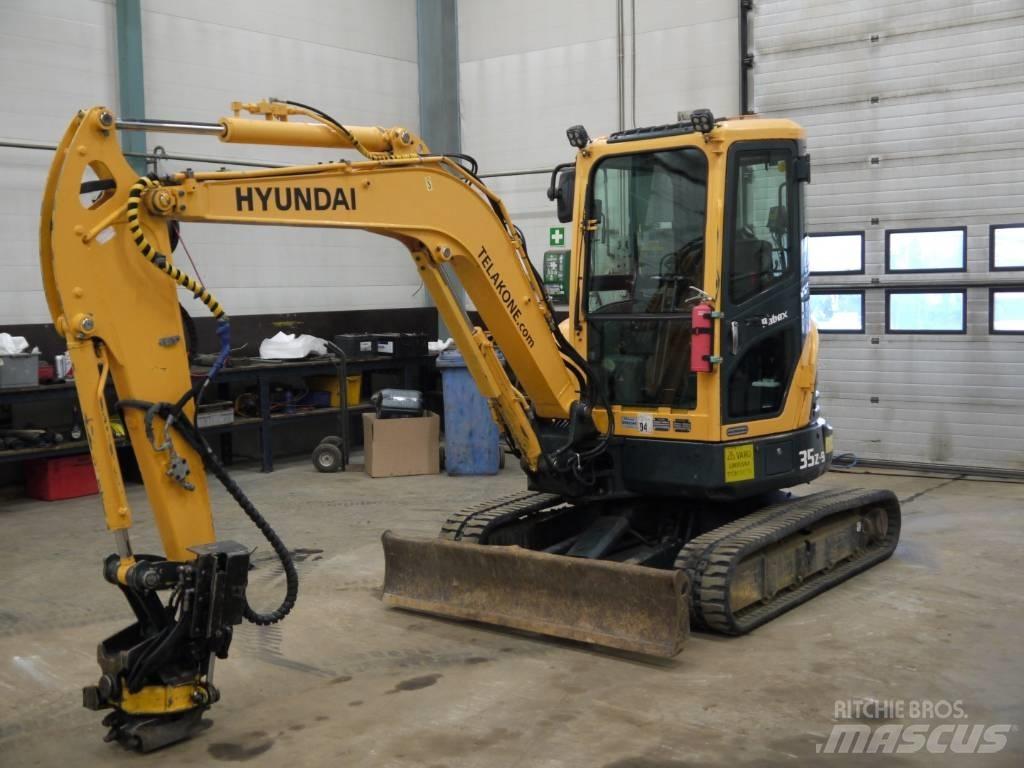 Hyundai R 35 Z-9 Mini ekskavatörler, 7 tona dek